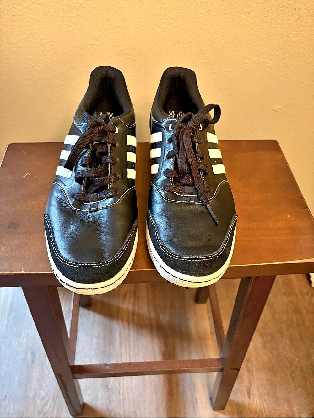 Adidas Adicross III Golf Shoes Men's 11.5 Black White Spikeless